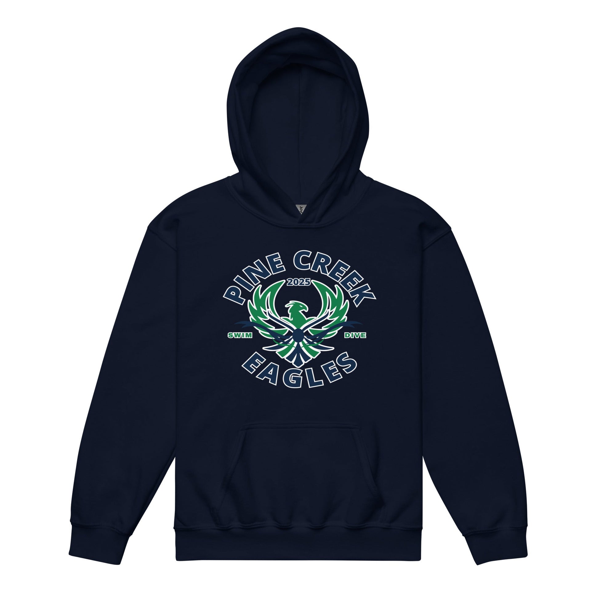 Classic | Youth Hoodie | PINE CREEK SWIM & DIVE | Swim & Dive Logo