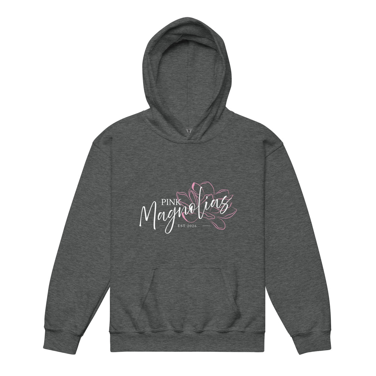 Classic | Youth Hoodie | Pink Magnolias Dance | Modern Script Logo