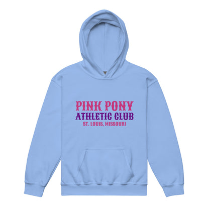 Classic | Youth Hoodie | Pink Pony Athletic Club | Athletic Wordmark Logo