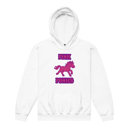 Classic | Youth Hoodie | Pink Pony Athletic Club | Emblem Logo