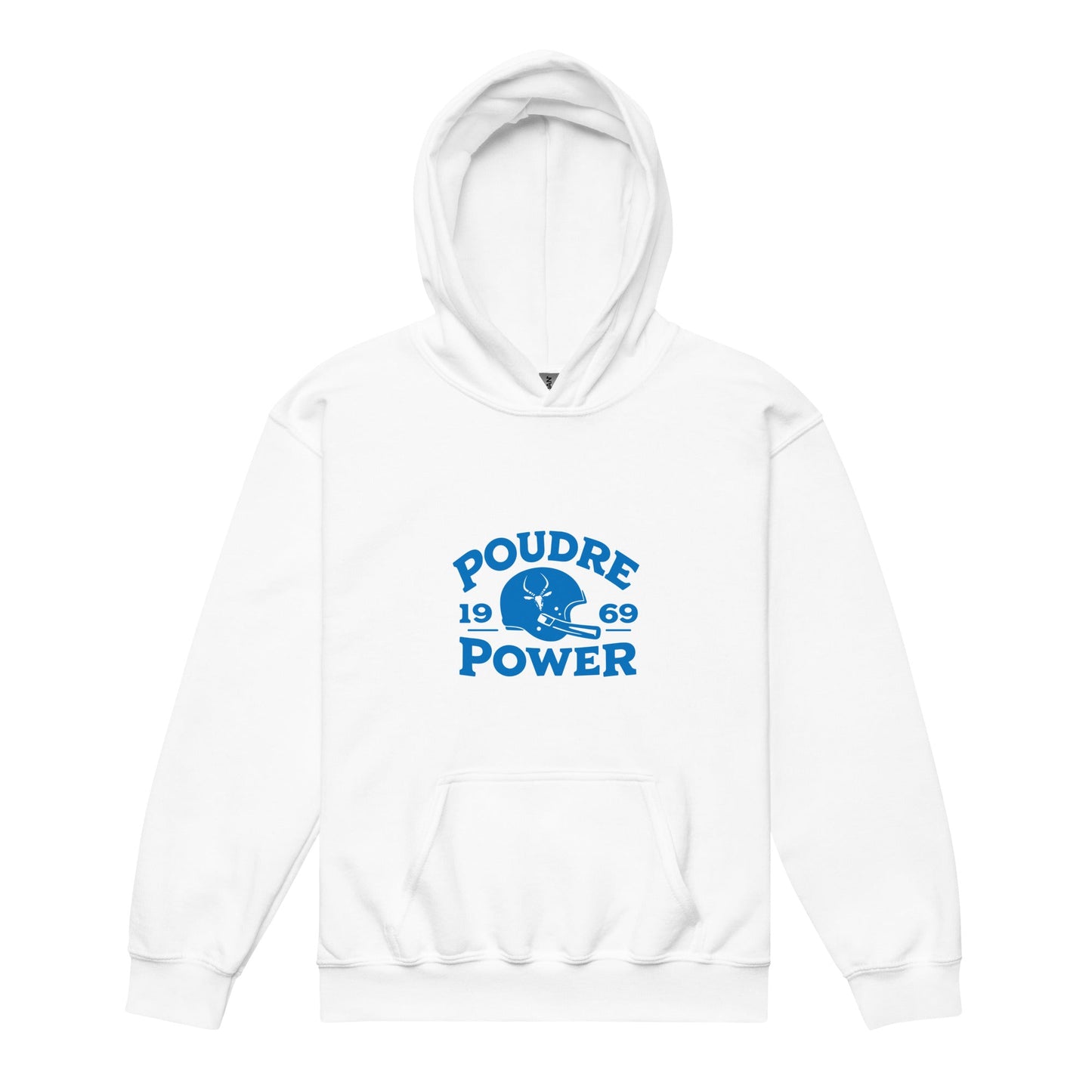 Classic | Youth Hoodie | Poudre Football | Crest Logo