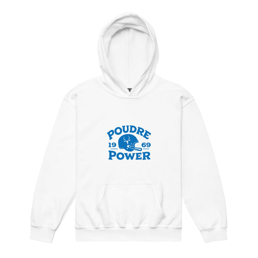 Classic | Youth Hoodie | Poudre Football | Crest Logo