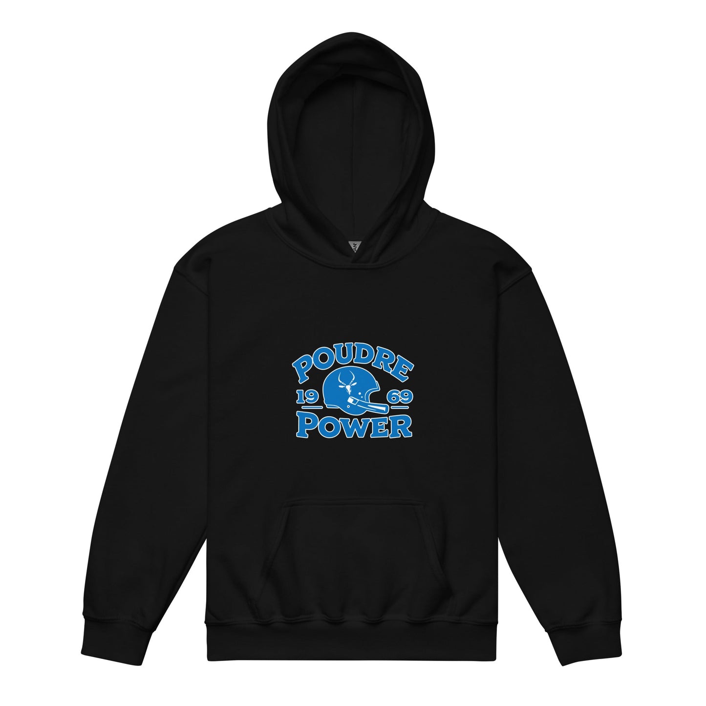 Classic | Youth Hoodie | Poudre Football | Crest Logo