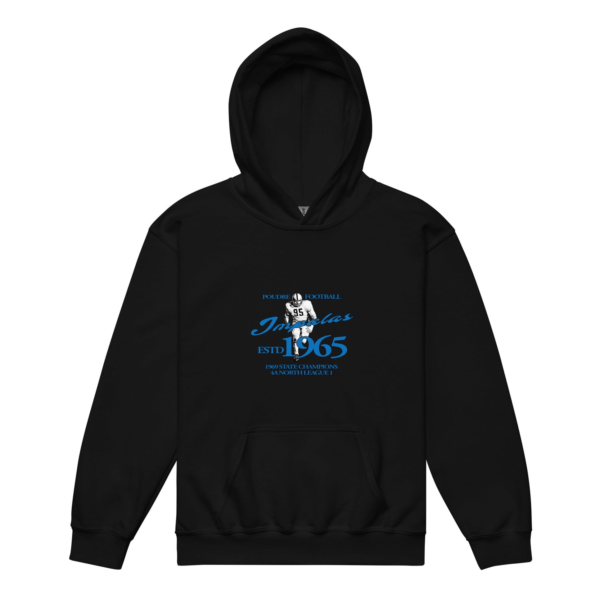 Classic | Youth Hoodie | Poudre Football | Dynasty Athletics Logo