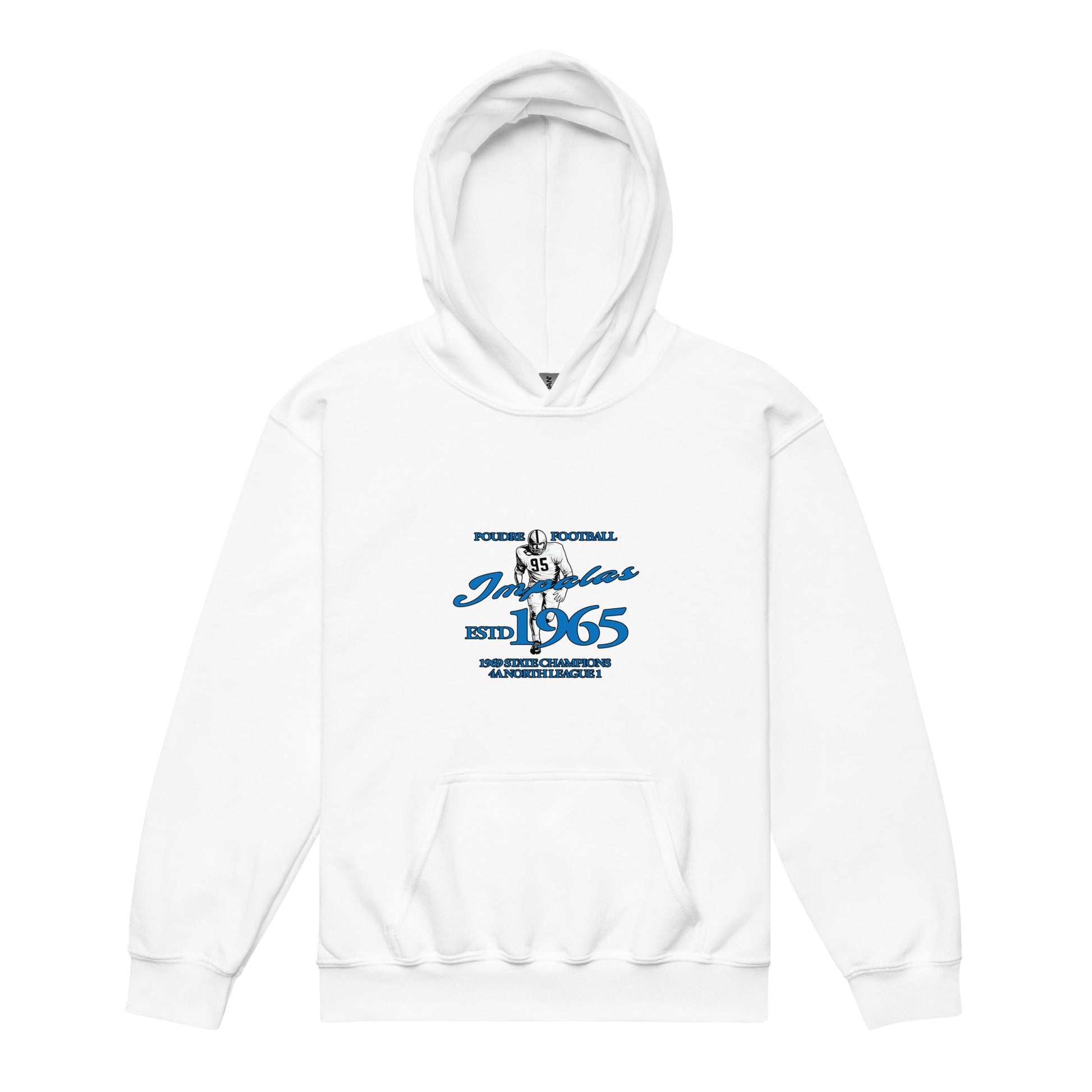Classic | Youth Hoodie | Poudre Football | Dynasty Athletics Logo