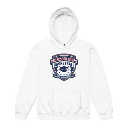 Classic | Youth Hoodie | Professor Hoops Basketball | Crest Logo