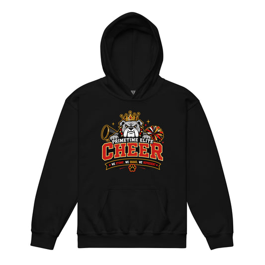 Classic | Youth Hoodie | PTE Bulldog Cheer | Crest Logo