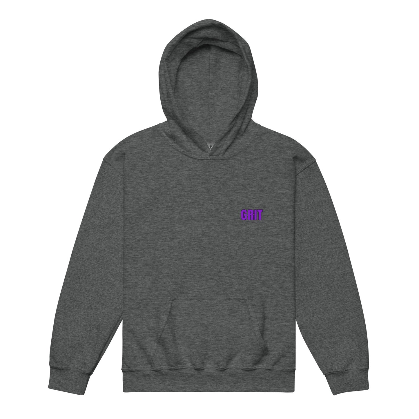 Classic | Youth Hoodie | Pure Grit Softball | Purple Logo