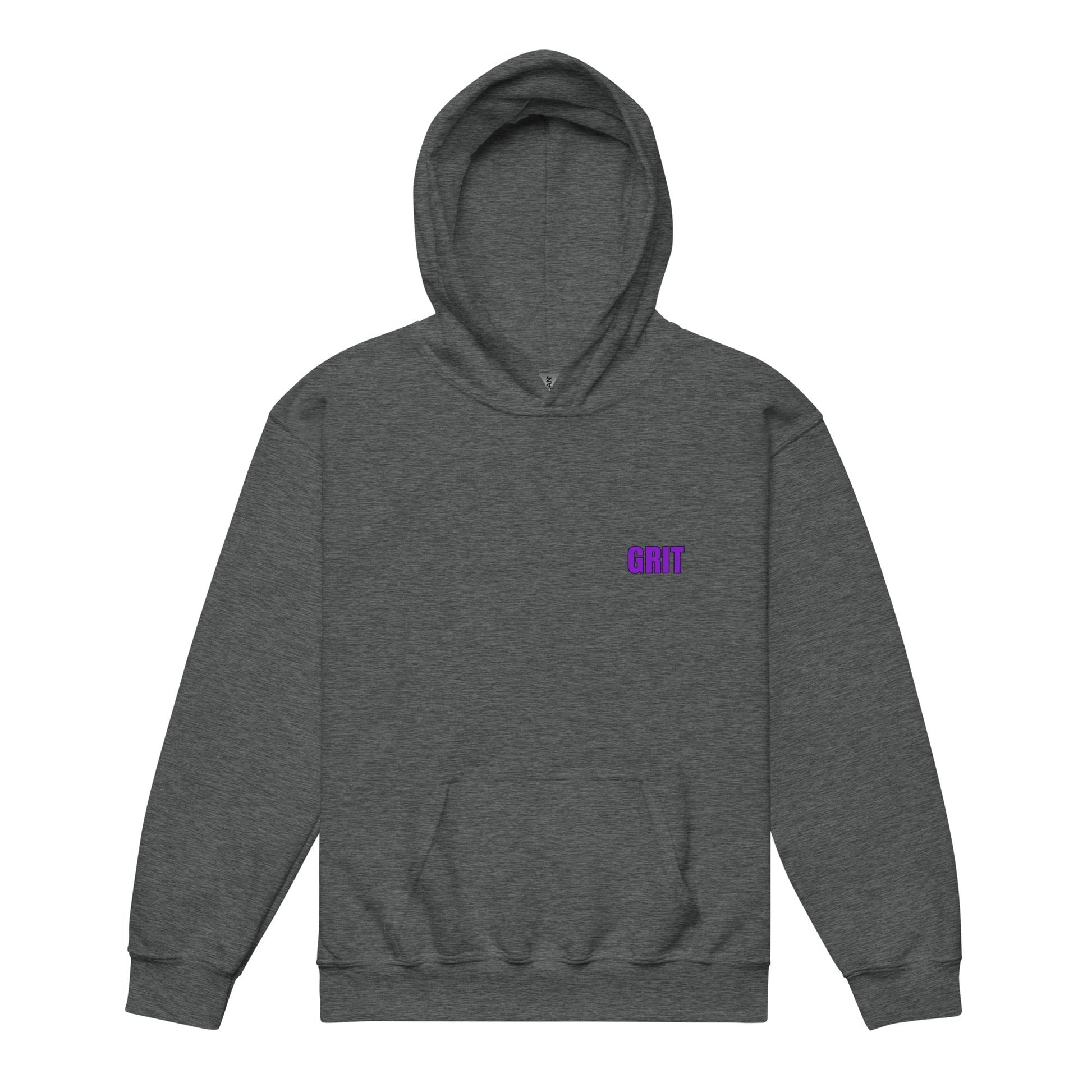Classic | Youth Hoodie | Pure Grit Softball | Purple Logo
