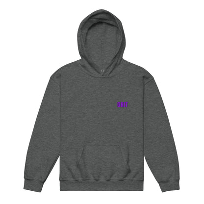 Classic | Youth Hoodie | Pure Grit Softball | Purple Logo