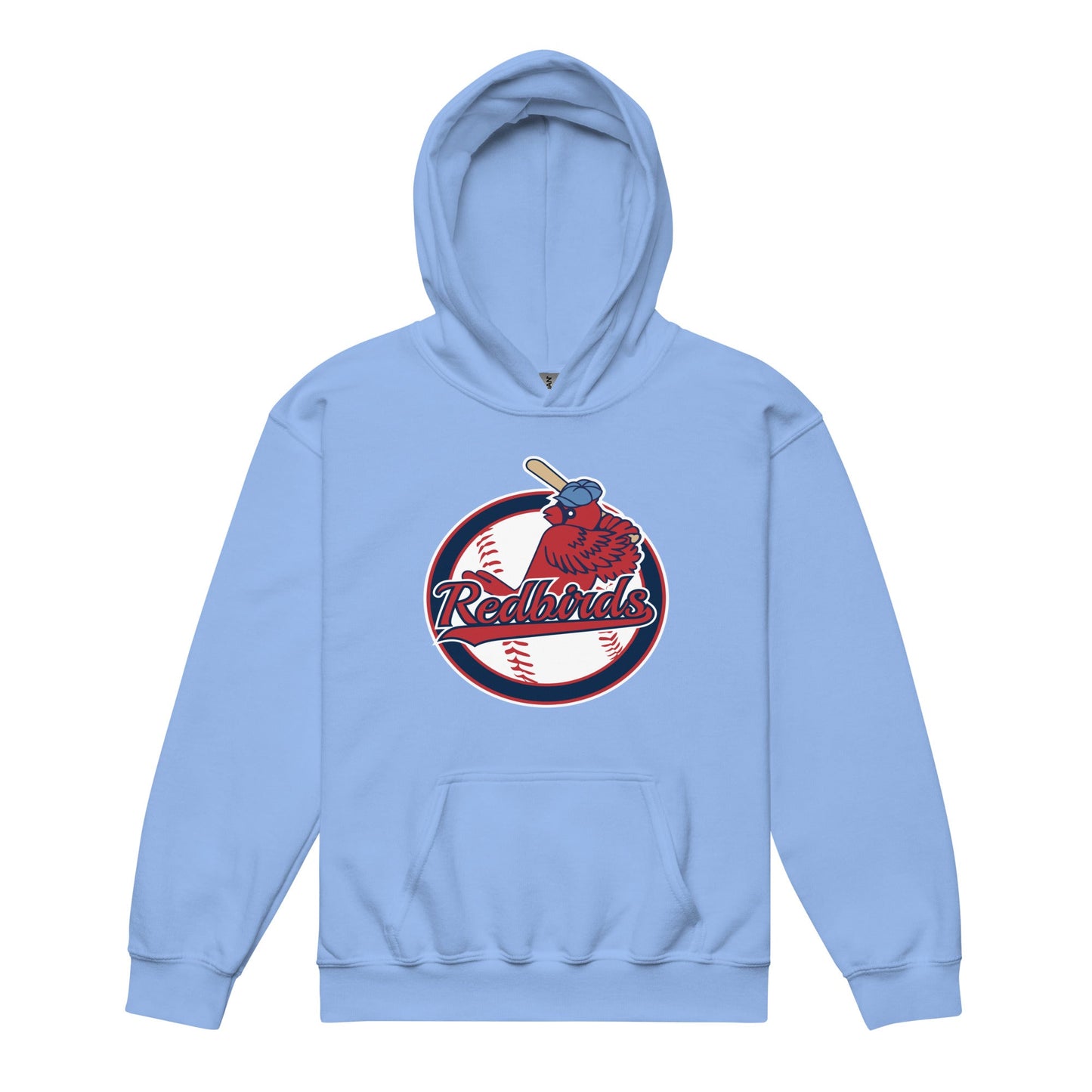 Classic | Youth Hoodie | Redbirds | Vintage Badge Logo