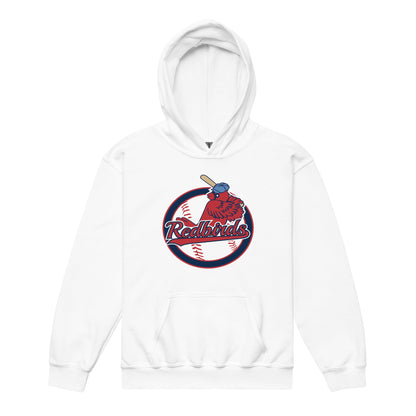 Classic | Youth Hoodie | Redbirds | Vintage Badge Logo