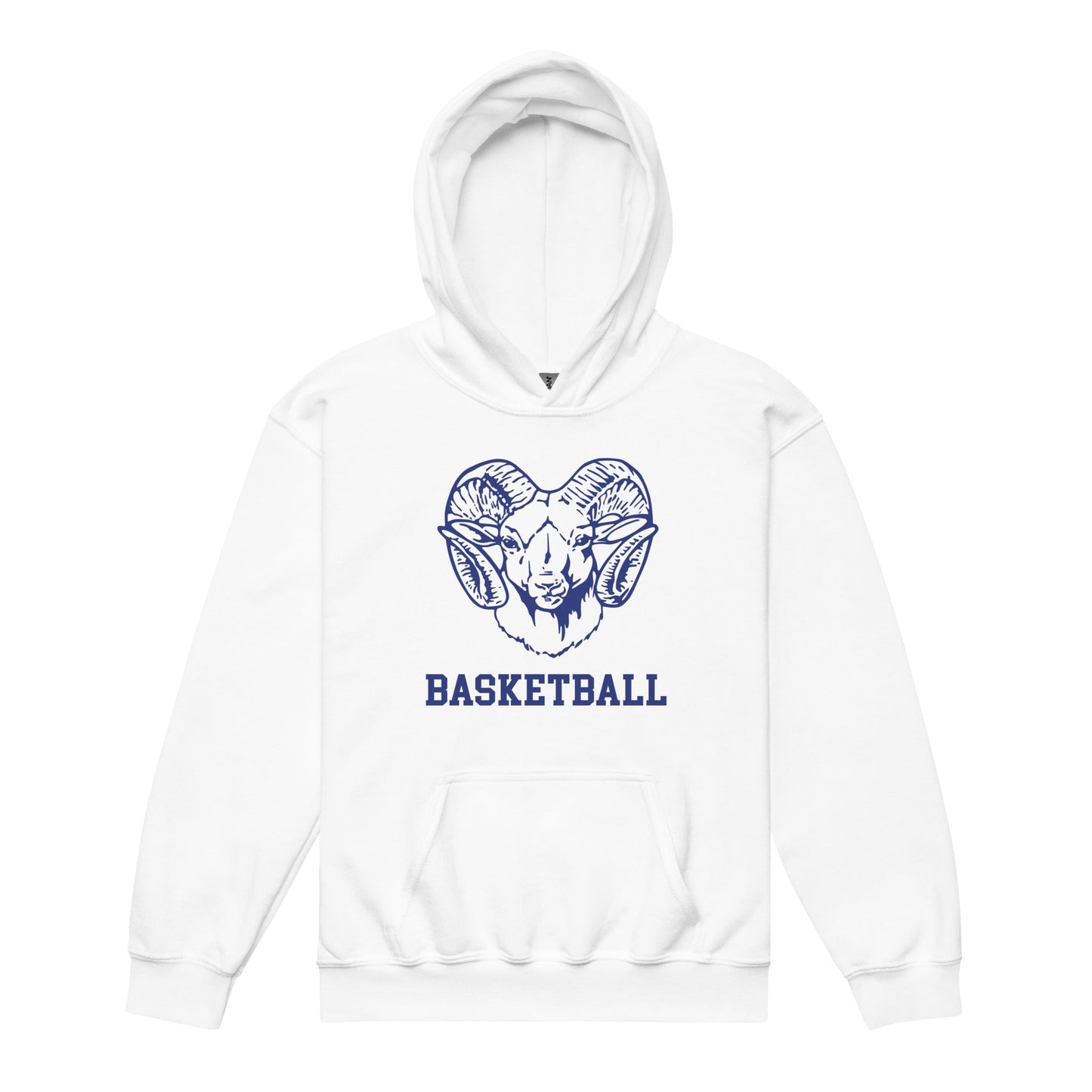 Classic | Youth Hoodie | Rensselaer Rams | Basketball Logo