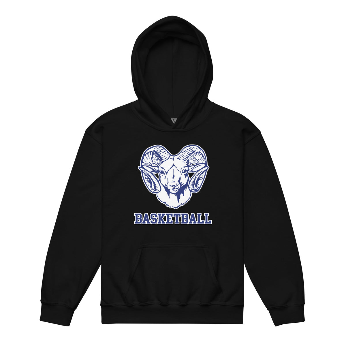 Classic | Youth Hoodie | Rensselaer Rams | Basketball Logo