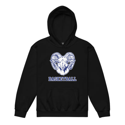 Classic | Youth Hoodie | Rensselaer Rams | Basketball Logo