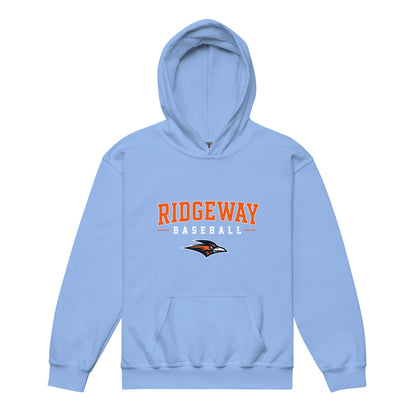 Classic | Youth Hoodie | Ridgeway High School Baseball | Emblem Logo
