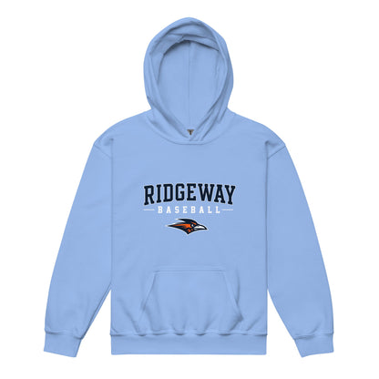 Classic | Youth Hoodie | Ridgeway High School Baseball | Modern Script Logo
