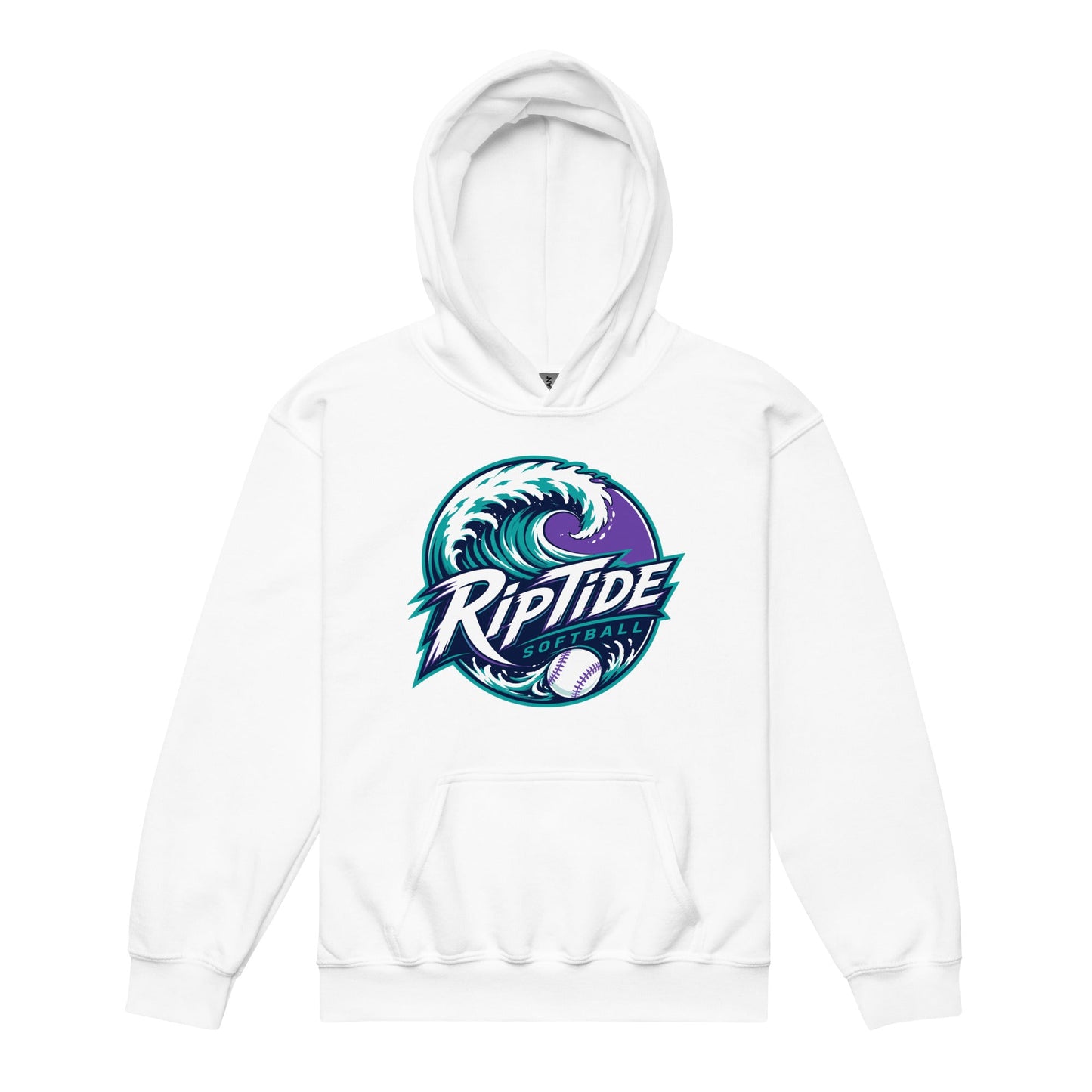 Classic | Youth Hoodie | RipTide Softball | Emblem Logo