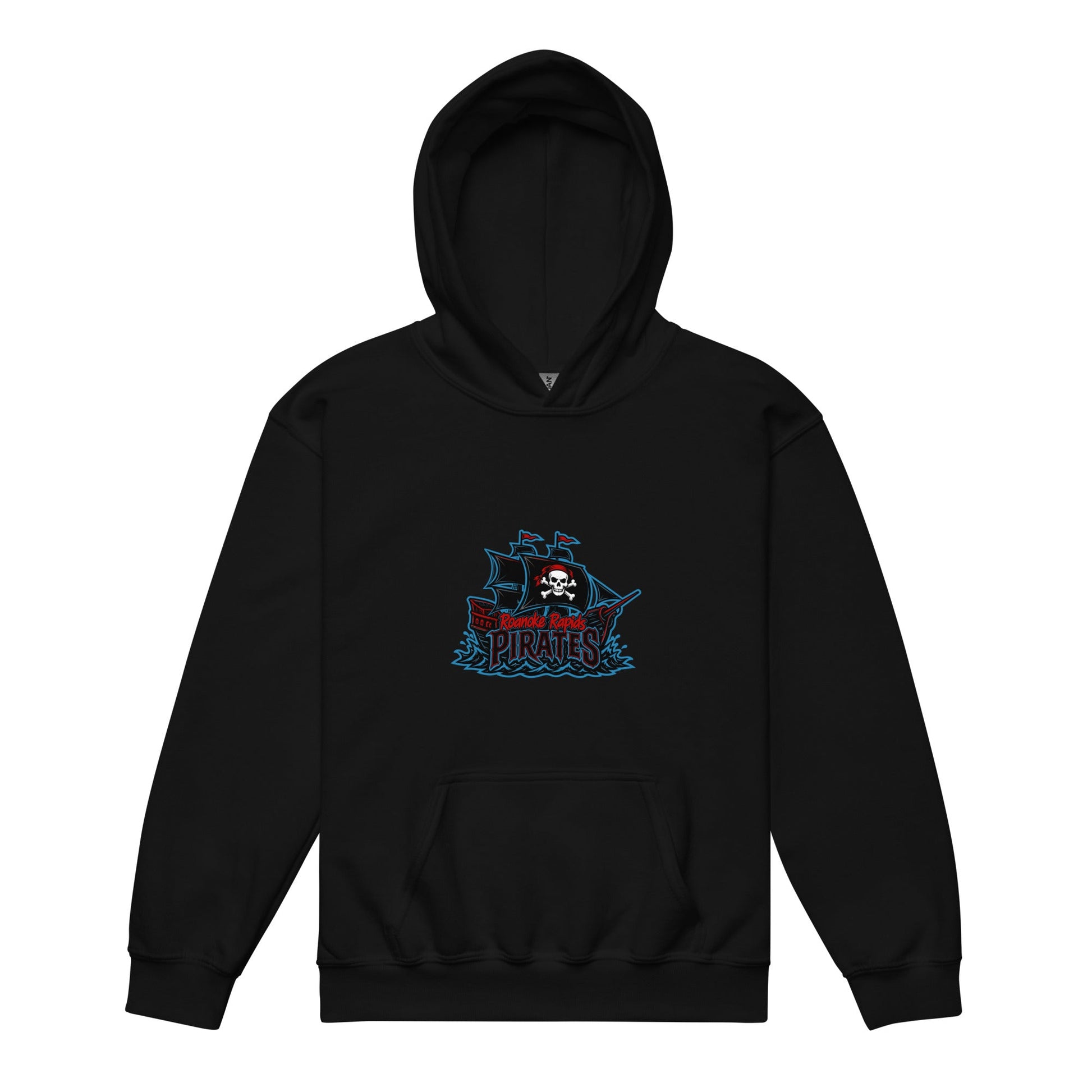 Classic | Youth Hoodie | Roanoke Rapids Pirates | Black Sail Battlers Logo