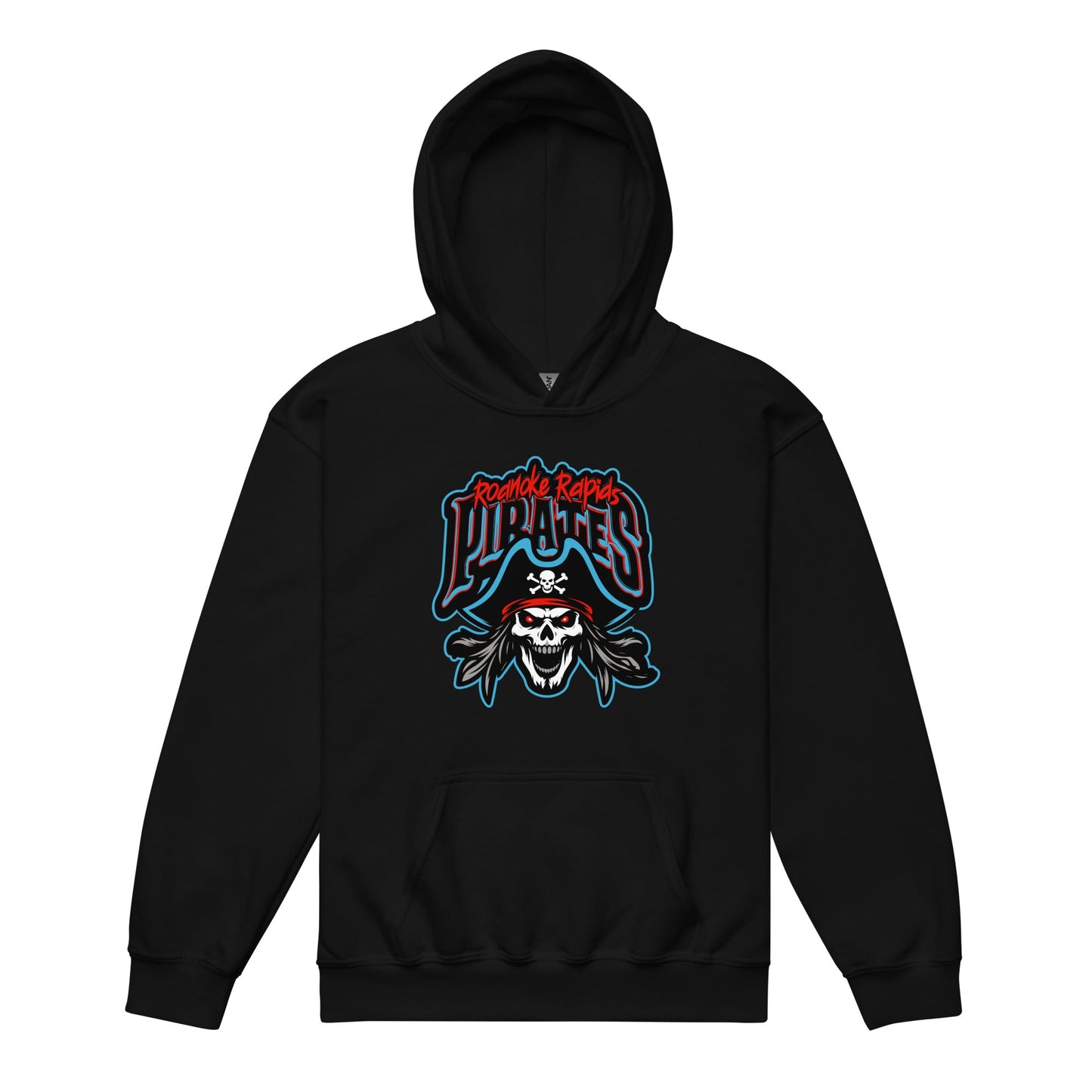 Classic | Youth Hoodie | Roanoke Rapids Pirates | Reaver Captain Logo