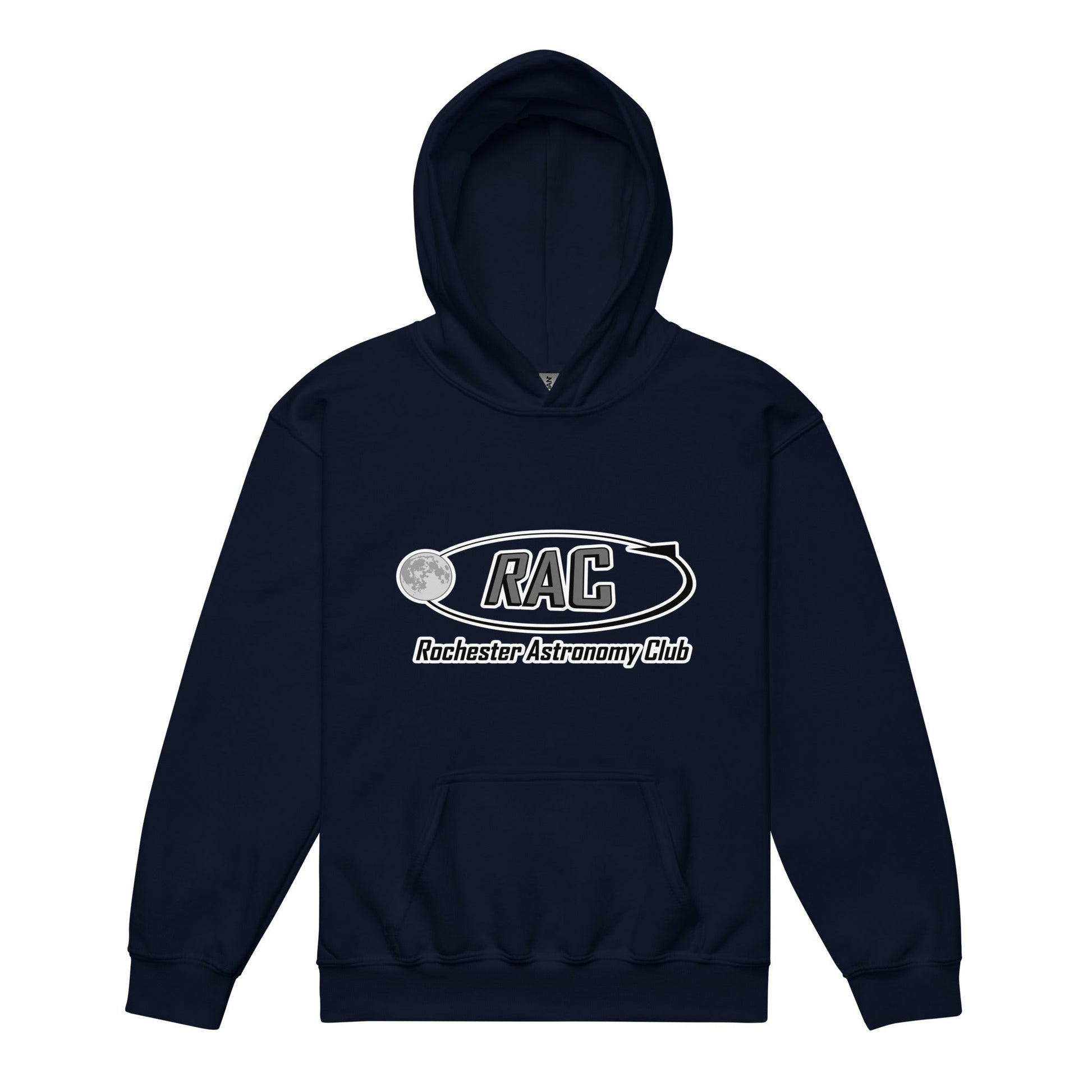 Classic | Youth Hoodie | Rochester Astronomy Club | Orbit Logo
