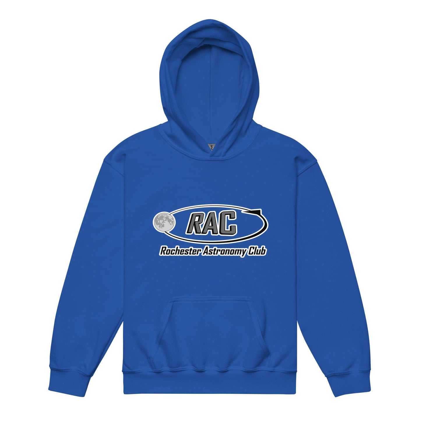 Classic | Youth Hoodie | Rochester Astronomy Club | Orbit Logo