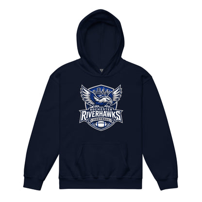 Classic | Youth Hoodie | Rochester Riverhawks | Shield Logo
