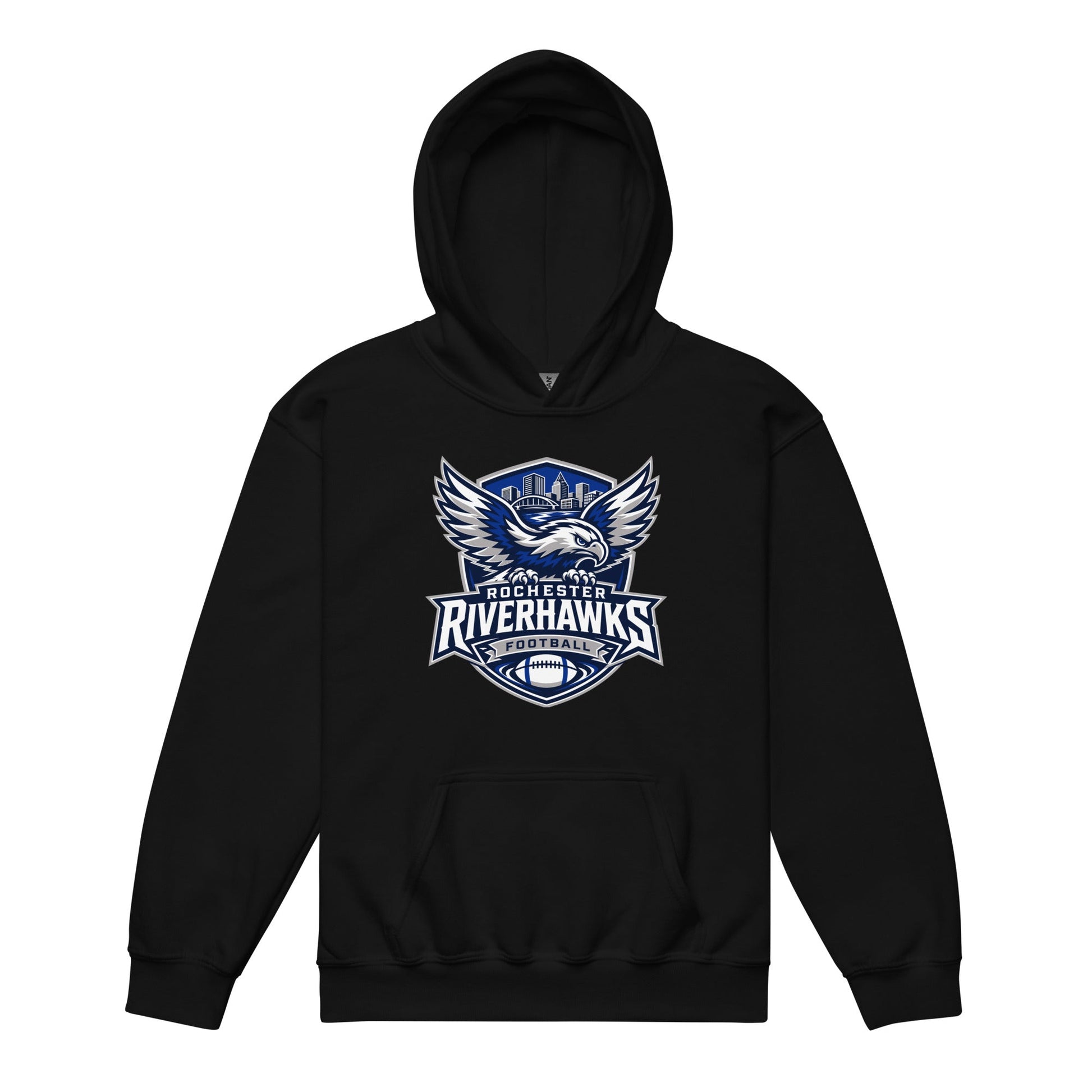 Classic | Youth Hoodie | Rochester Riverhawks | Shield Logo