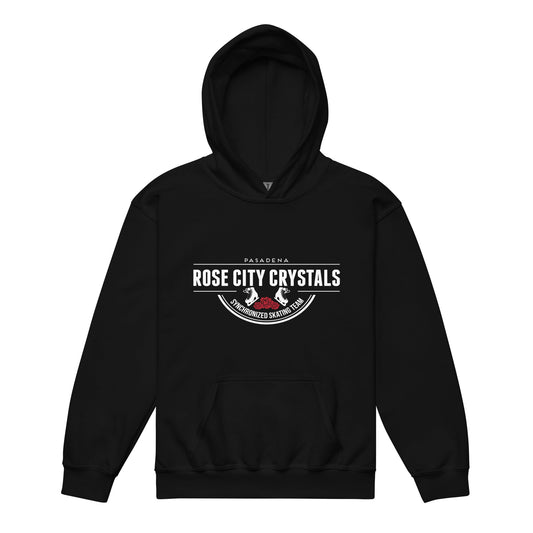 Classic | Youth Hoodie | Rose City Crystals | Script Logo