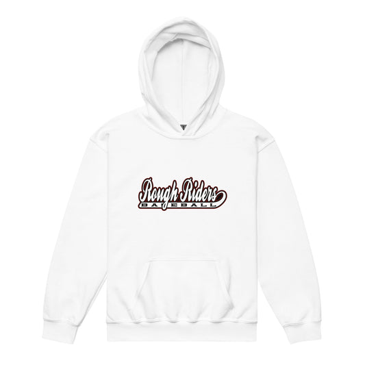 Classic | Youth Hoodie | Rough Riders | Baseball Script Logo