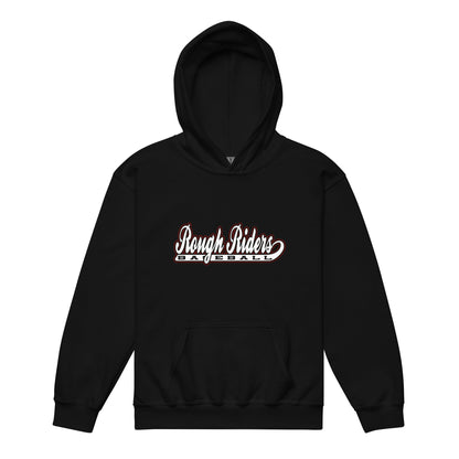 Classic | Youth Hoodie | Rough Riders | Baseball Script Logo