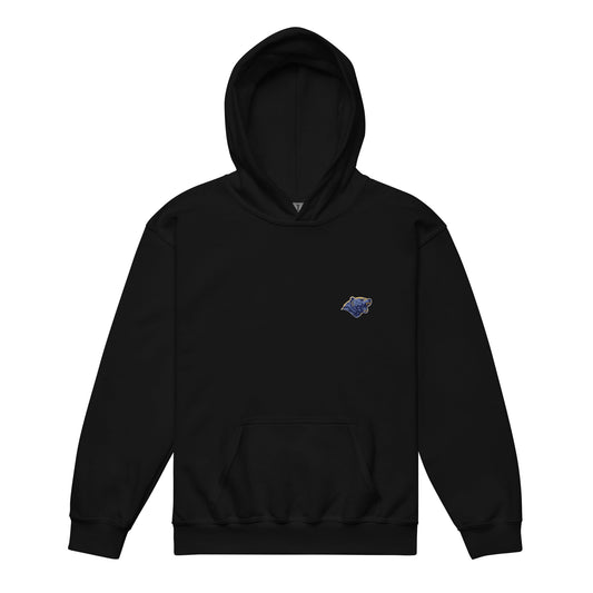 Classic | Youth Hoodie | Rutherford County Grizzlies Football | Mascot Logo