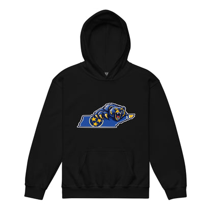 Classic | Youth Hoodie | Rutherford County Grizzlies Football | Tennessee Logo