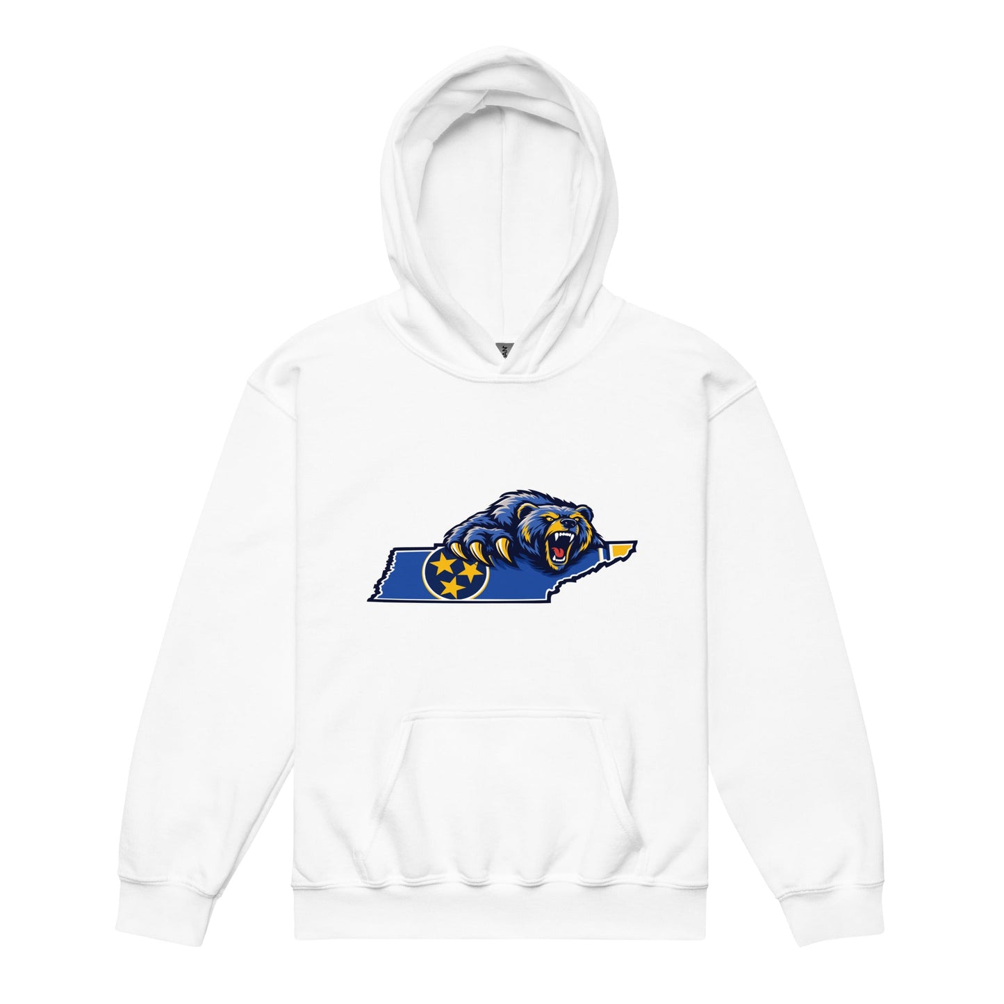 Classic | Youth Hoodie | Rutherford County Grizzlies Football | Tennessee Logo