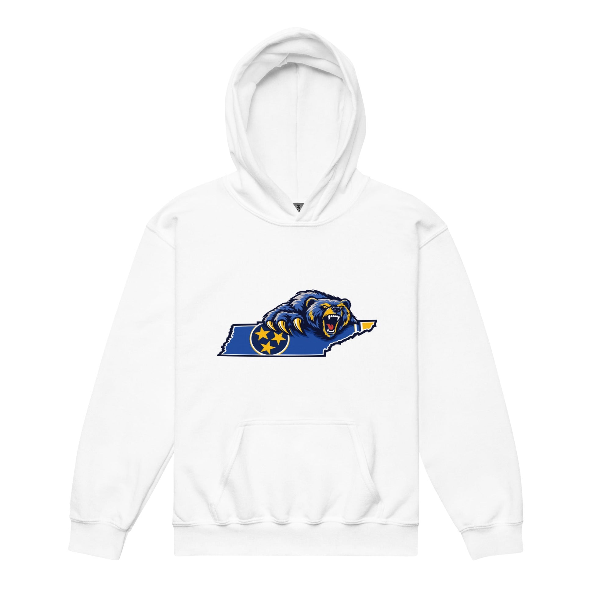 Classic | Youth Hoodie | Rutherford County Grizzlies Football | Tennessee Logo