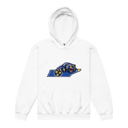 Classic | Youth Hoodie | Rutherford County Grizzlies Football | Tennessee Logo