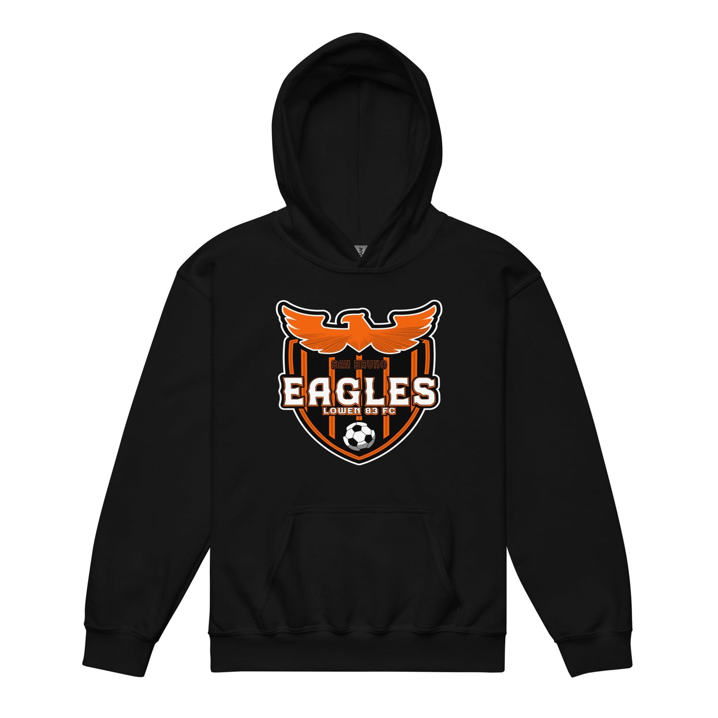 Classic | Youth Hoodie | San Bruno Eagles | Shield Logo