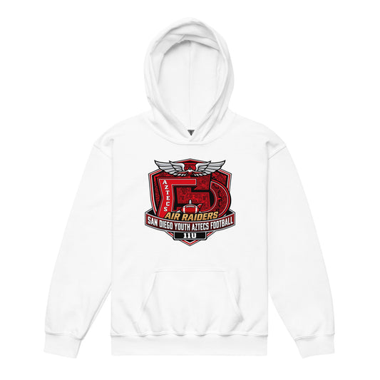 Classic | Youth Hoodie | San Diego Youth Aztecs Football 11u Air Raiders | Shield Logo