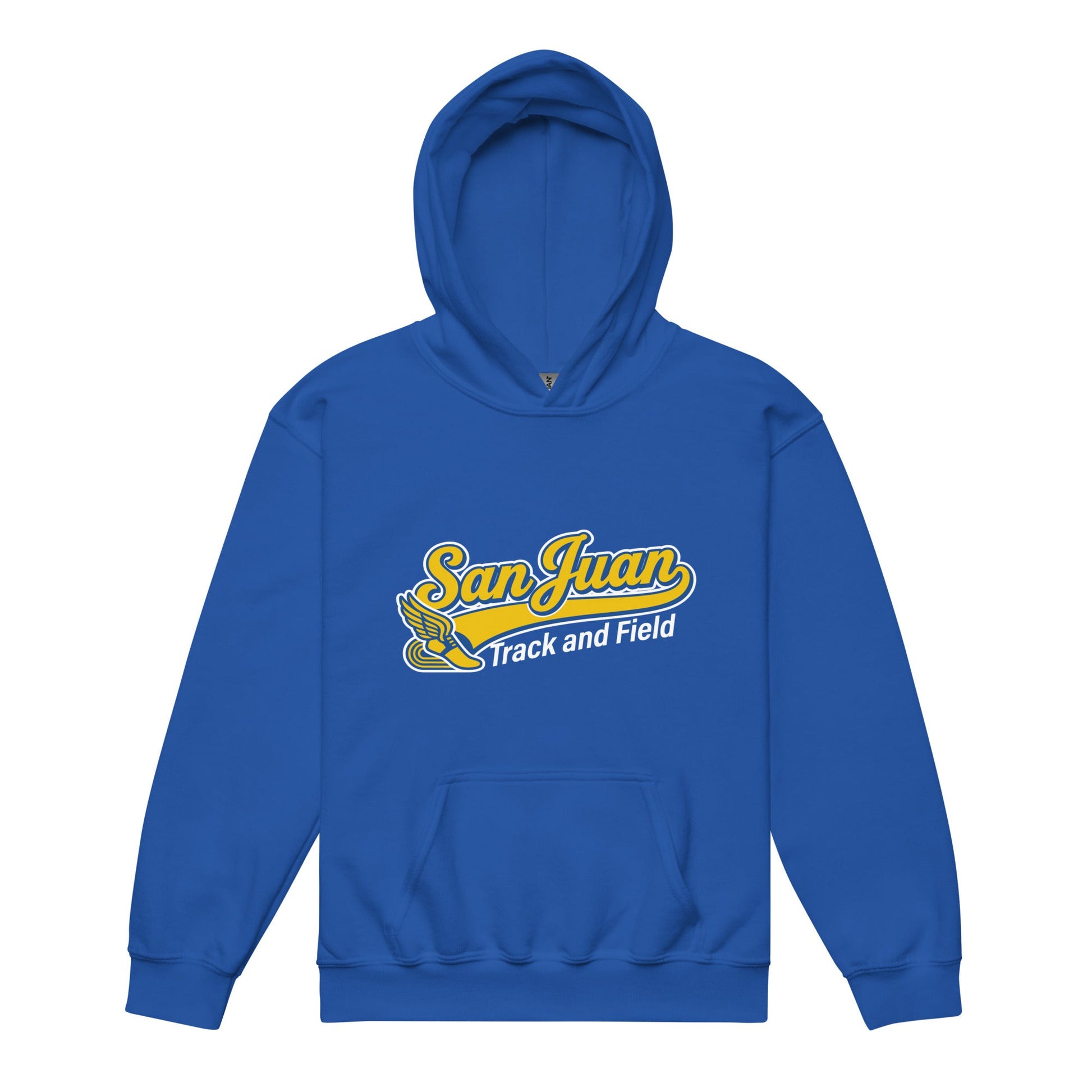 Classic | Youth Hoodie | San Juan Track and Field | Script Logo