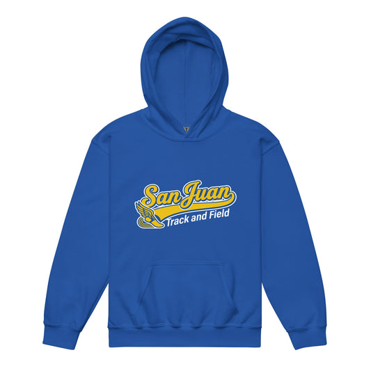 Classic | Youth Hoodie | San Juan Track and Field | Script Logo