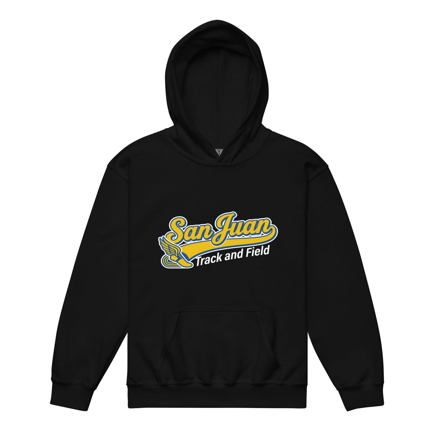 Classic | Youth Hoodie | San Juan Track and Field | Script Logo