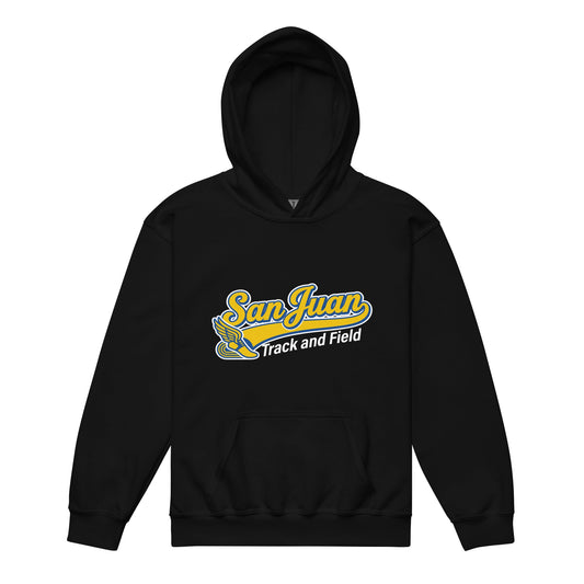 Classic | Youth Hoodie | San Juan Track and Field | Script Logo