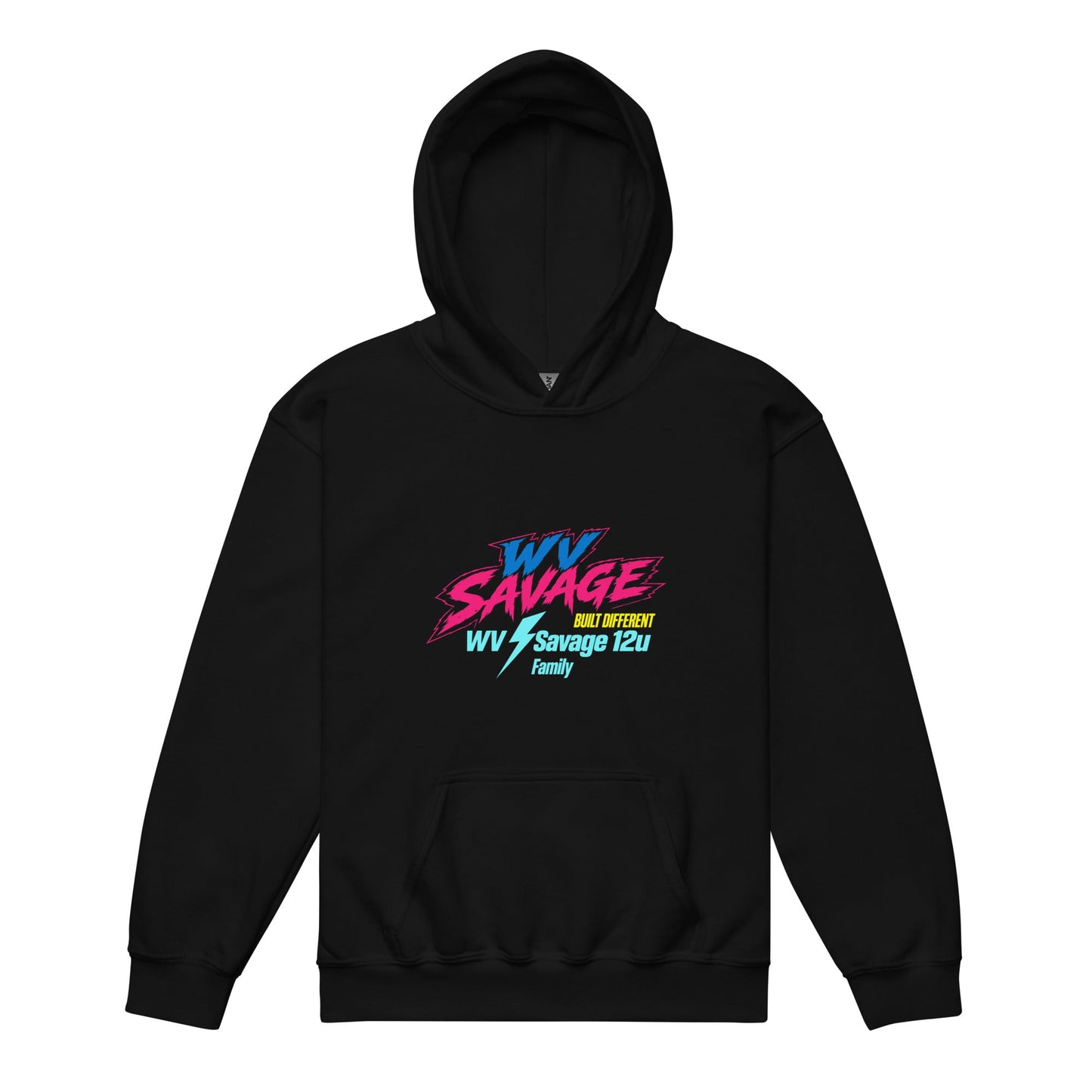 Classic | Youth Hoodie | Savage | Modern Text Logo