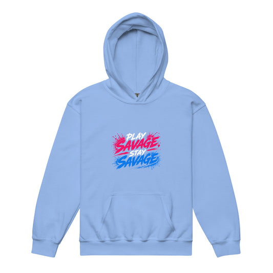 Classic | Youth Hoodie | Savage Softball | Play Stay Logo