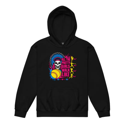 Classic | Youth Hoodie | Savage Softball | Varsity Vanguard Logo