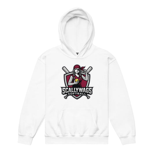 Classic | Youth Hoodie | Scallywags Softball | Crest Logo