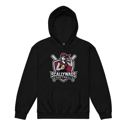 Classic | Youth Hoodie | Scallywags Softball | Crest Logo