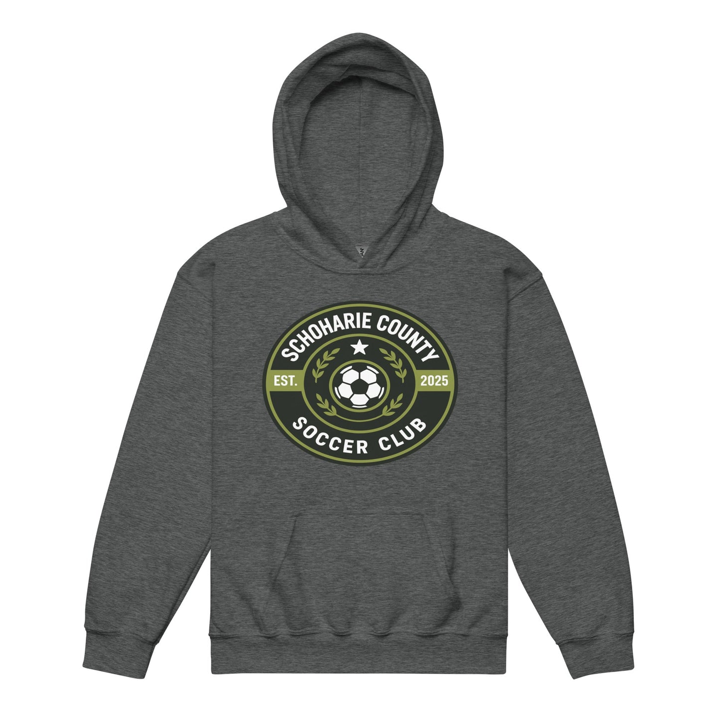 Classic | Youth Hoodie | Schoharie County Soccer Club | Badge Logo