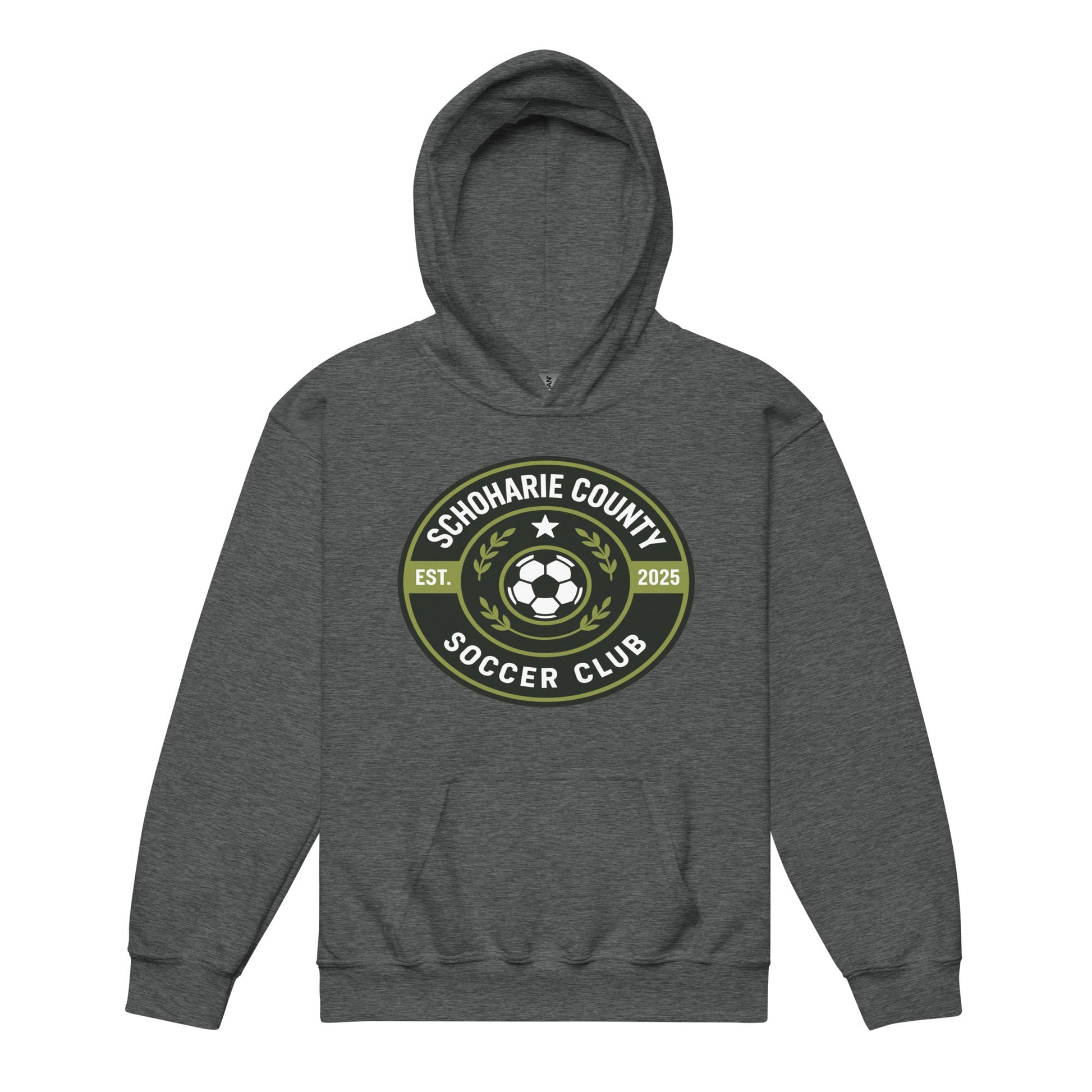 Classic | Youth Hoodie | Schoharie County Soccer Club | Badge Logo