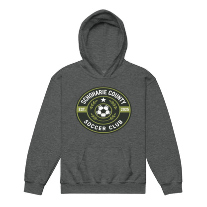 Classic | Youth Hoodie | Schoharie County Soccer Club | Badge Logo